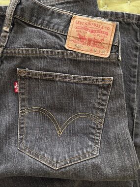 Levi's Slim Straight Jeans - Black